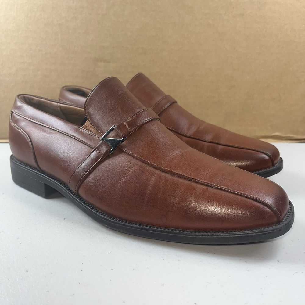 Perry Ellis Brown Leather Loafers